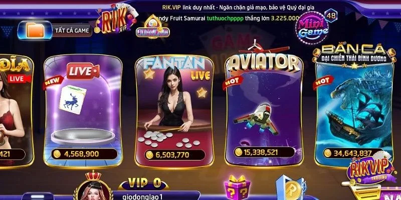 Fantan Live - Game Casino Đẳng Cấp Hot Nhất Rikvip 2 Fantan Rikvip - Sân chơi đình đám