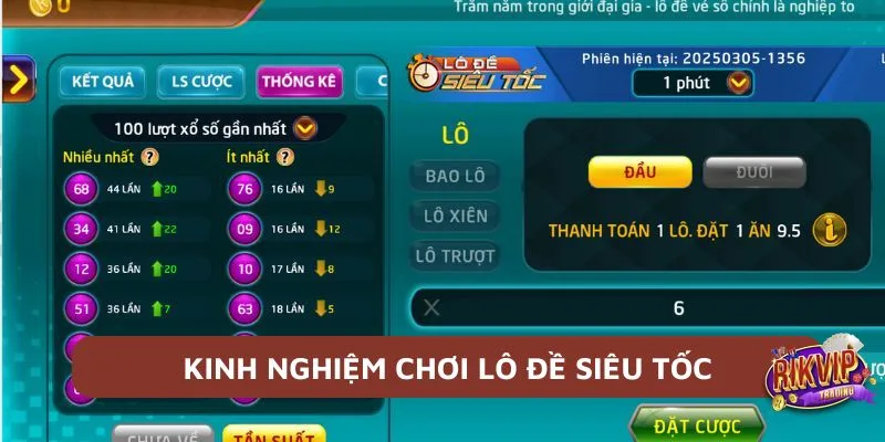 Bí quyết chơi lô đề siêu tốc