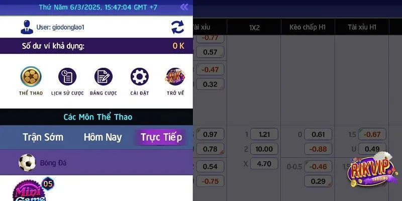 K Thể Thao Rikvip - Lựa Chọn Đáng Tin Cậy Của Cược Thủ 5 Các bước chơi cá cược K thể thao RikVip