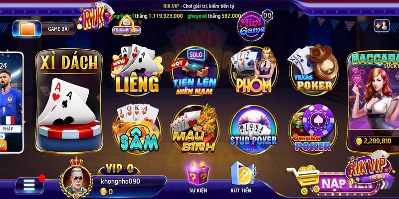 Cách tham gia chơi tại Rikvip