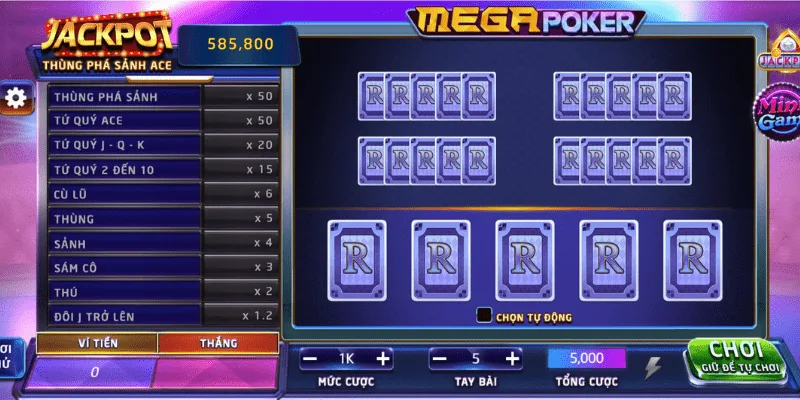 Mega Poker - Khám Phá Cách Chơi Hiệu Quả Nền Tảng Rikvip 2 Giới thiệu sơ lược về trò chơi