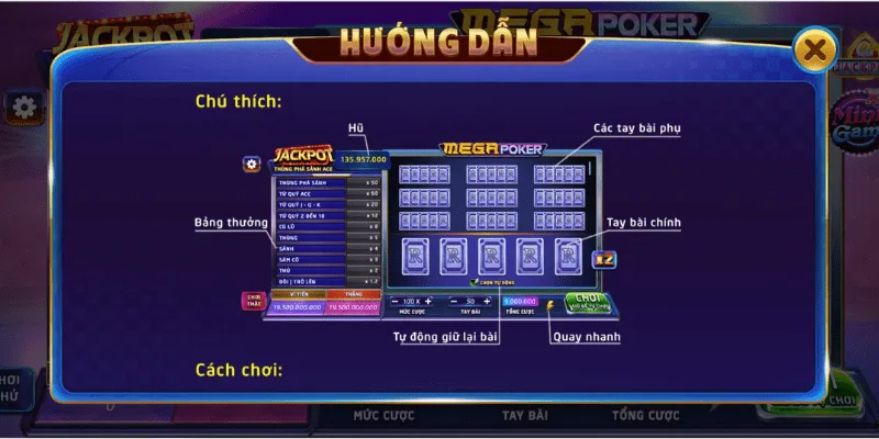 Mega Poker - Khám Phá Cách Chơi Hiệu Quả Nền Tảng Rikvip 3 Hướng dẫn luật chơi bài