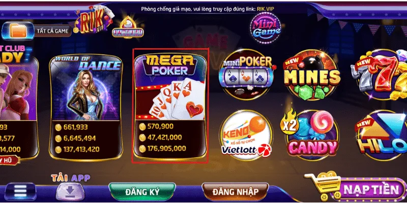 Mega Poker - Khám Phá Cách Chơi Hiệu Quả Nền Tảng Rikvip 5 Cách tham gia chơi Mega Poker tại Rikvip