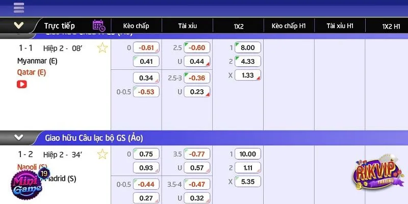 K Thể Thao Rikvip - Lựa Chọn Đáng Tin Cậy Của Cược Thủ 6 Kinh nghiệm cá độ thể thao thắng nhanh tại RikVip