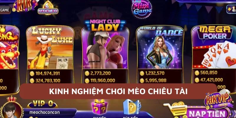 Mèo Chiêu Tài - Luật Chơi - Cách Chơi Chắc Thắng 6 Mẹo thắng lớn khi chơi Mèo chiêu tài Rikvip