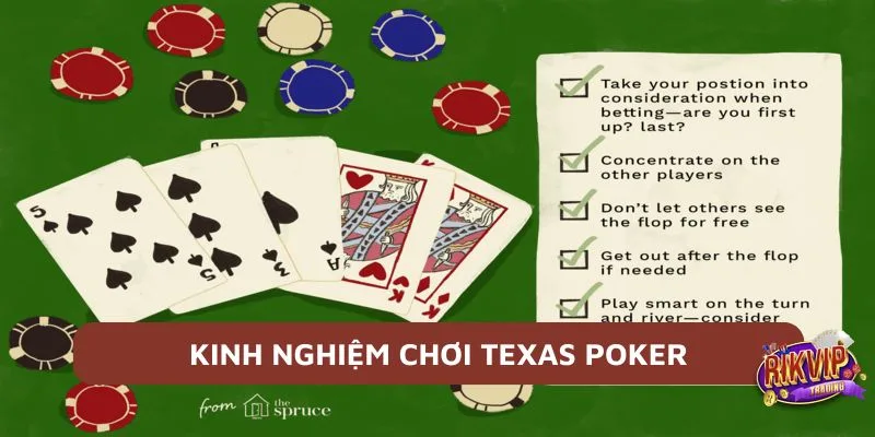 Texas Poker - Game Bài Hot Nhất 2025 Cho Dân Chơi Cá Cược 6 Học hỏi kinh nghiệm chơi Texas Poker để giúp nâng cao tỷ lệ thắng