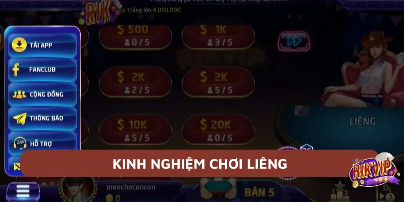 Hướng Dẫn Chơi Liêng Chi Tiết Nhất Tại Cổng Game Rikvip 5 Kinh nghiệm chơi hữu ích từ những người chơi lâu năm