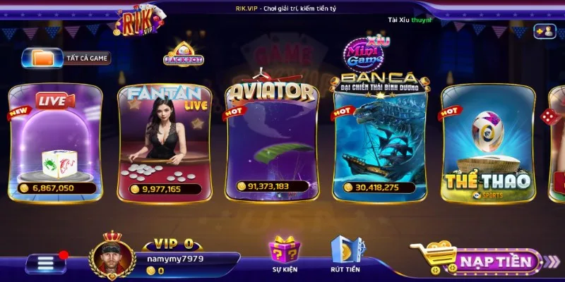 Quyền riêng tư người chơi được thực hiện tại Rikvip