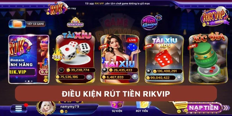 Rút Tiền Rikvip - Tiền Về Tài Khoản chỉ Vài Bước Đơn Giản 1 Điều kiện người chơi Rikvip cần tuân thủ khi rút tiền thưởng tại sân cược