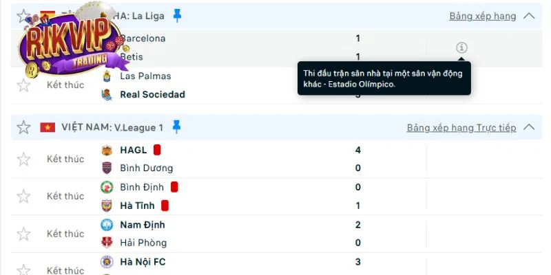 Coi tỷ số bóng đá mọi trận tranh tài cực đơn giản