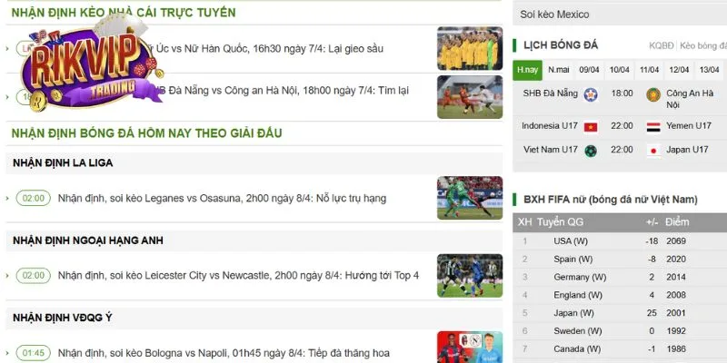 Người chơi có thể sử dụng nhiều dịch vụ của trang web